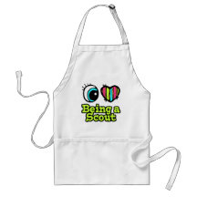 Bright Eye Heart I Love Being a Scout Aprons