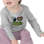Bright Eye Heart I Love Being Cranky T Shirt