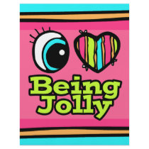 Bright Eye Heart I Love Being Jolly Personalized Flyer