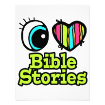 Bright Eye Heart I Love Bible Stories Custom Invite