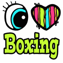 Bright Eye Heart I Love Boxing Cut Outs