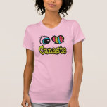 Bright Eye Heart I Love Canasta T Shirts