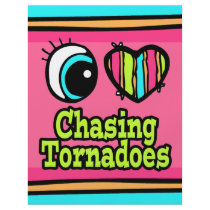 Bright Eye Heart I Love Chasing Tornadoes Personalized Flyer