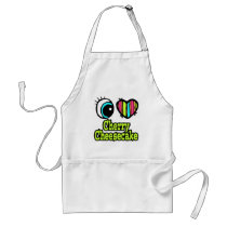 Bright Eye Heart I Love Cherry Cheesecake Apron