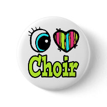 Bright Eye Heart I Love Choir Pins