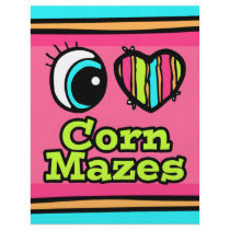 Bright Eye Heart I Love Corn Mazes Flyer