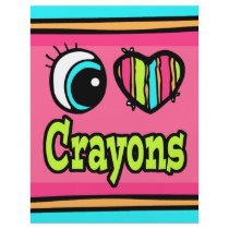 Bright Eye Heart I Love Crayons Full Color Flyer