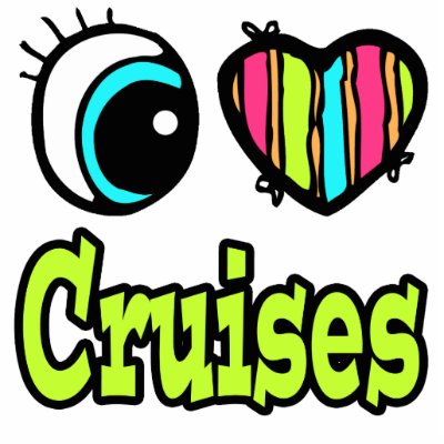 Bright Eye Heart I Love Cruises Photo Cutouts by super_shop