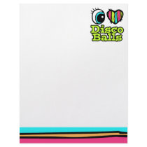 Bright Eye Heart I Love Disco Balls Letterhead
