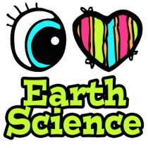Bright Eye Heart I Love Earth Science Photo Cutouts