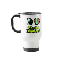 Bright Eye Heart I Love Ghetto Blasters Coffee Mugs