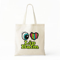Bright Eye Heart I Love Lip Balm Tote Bag