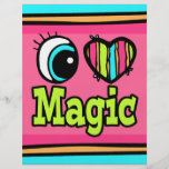 Bright Eye Heart I Love Magic Full Colour Flyer