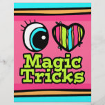 Bright Eye Heart I Love Magic Tricks Full Color Flyer