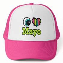 Bright Eye Heart I Love Mayo Hat