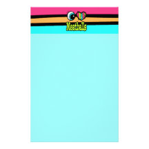 Bright Eye Heart I Love Meatballs Customized Stationery