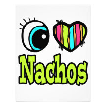 Bright Eye Heart I Love Nachos Personalized Invitation