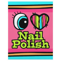 Bright Eye Heart I Love Nail Polish Custom Flyer