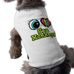Bright Eye Heart I Love Sea Monkeys Doggie Shirt
