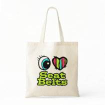 Bright Eye Heart I Love Seat Belts Bag