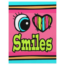 Bright Eye Heart I Love Smiles Flyer Design