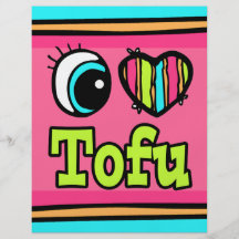 Bright Eye Heart I Love Tofu Flyer