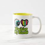 Bright Eye Heart I Love Washing My Hands Coffee Mugs