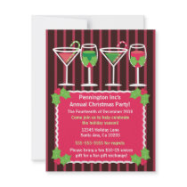 Bright Festive Office Christmas Party Invitation