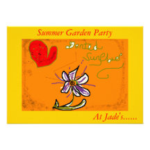 Bright Floral Invitation
