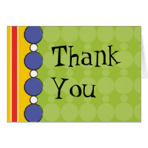 Bright Fun Polka Dot Customizable Card