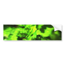Bright Green Abstract. Bumper Stickers