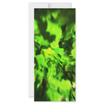 Bright Green Abstract. Rack Card