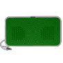 Bright Green and Black Chequered speaker