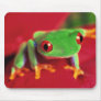 Bright Green Frog Mouse Mat Mousepad