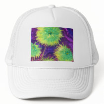 Bright Green Mums Hats