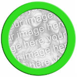 bright green photo frame photo cutouts