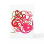 Bright Hearts and Scrolls for Lovers Greeting Cards