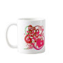 Bright Hearts and Scrolls for Lovers Mugs