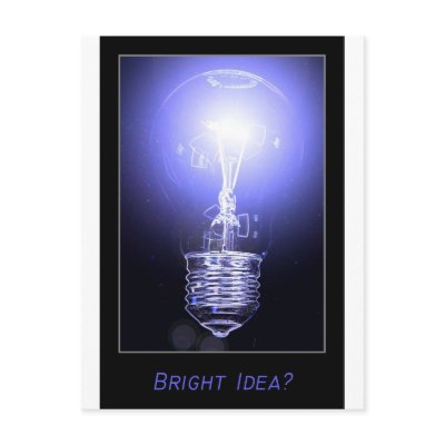 Bright Idea? Postcards by Stefanino