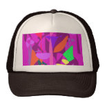 Bright Irregular Forms 4 Mesh Hats