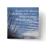Bright January Dawn buttons