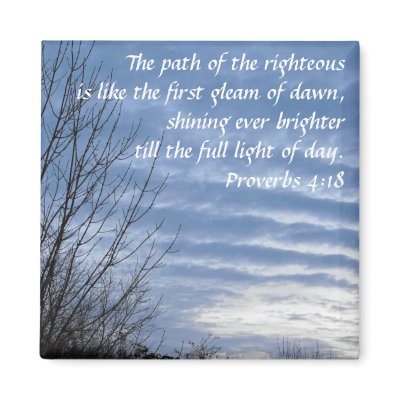 Bright January Dawn Fridge Magnet by PeacefulPlaces