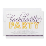 Bright Lights Bachelorette Party Invitation