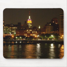 Bright Lights in the City Mousepads