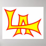 Bright Los Angeles Poster