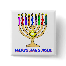 Bright Menorah Pins