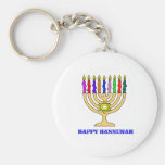 Bright Menorah Keychain