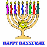 Bright Menorah Acrylic Cut Outs