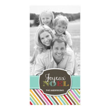 Bright Modern Customizable Photo Card