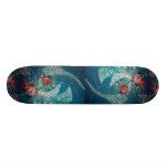 Bright morning custom skate board